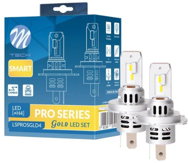 M-TECH Lemputė LED H4 rinkinys 2vnt