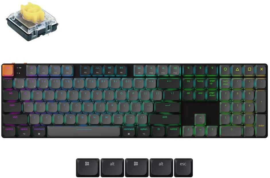 Klaviatūra žaidimams Keychron K5X Keychron Low-Profile