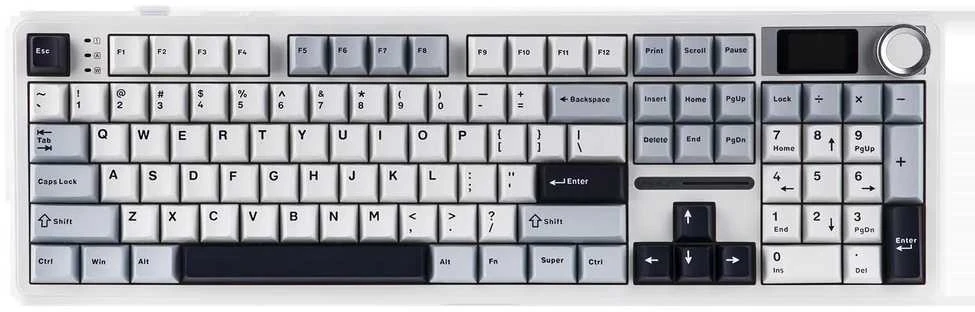 Klaviatūra Aula F108 PRO (Balta/Mėlyna) AULA-F108PRO-BW-RP