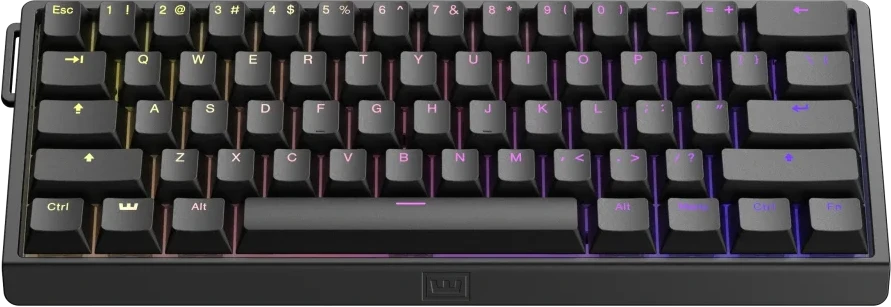 Wooting 60HE V2 Žaidimų Klaviatūra  Juodas