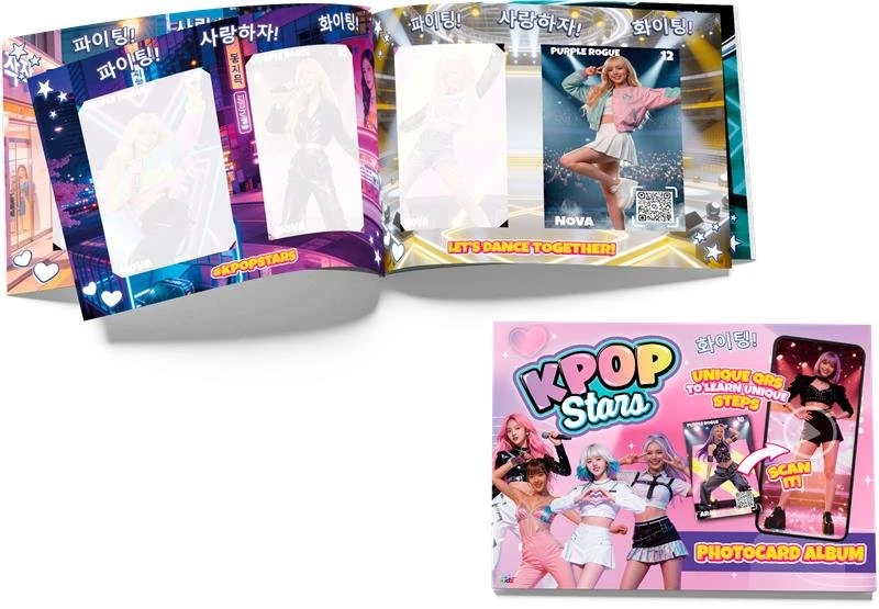 K-Pop KPOP Stars kortelių albumas  K02KPS03