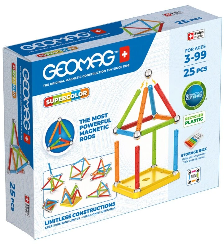 Geomag Magnetinis konstruktorius - Spalvos (25