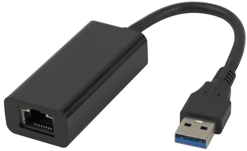 USB-A gigabito tinklo adapteris DELTACO su