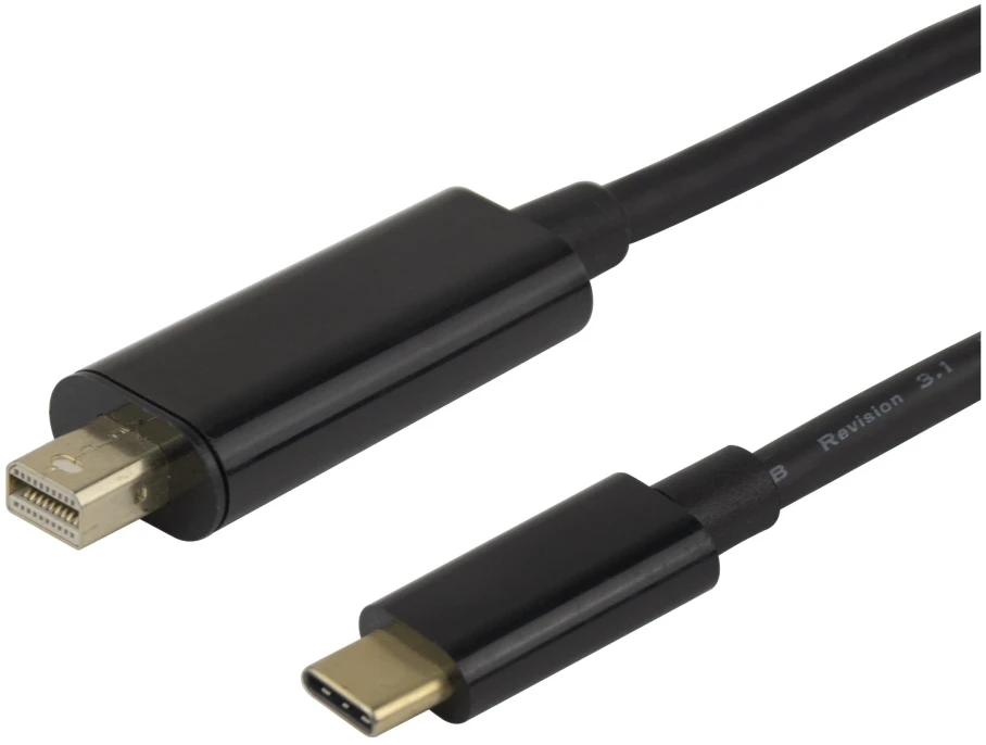 USB-C - miniDisplayPort kabelis DELTACO 4K