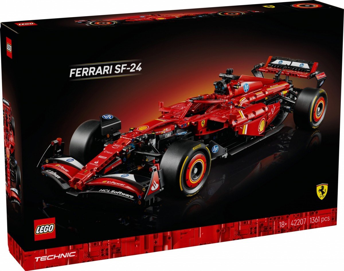 LEGO TECHNIC 42207 Ferrari SF-24 LEGO konstruktors LEGO TECHNIC 42207 Ferrari SF-24 LEGO konstruktors