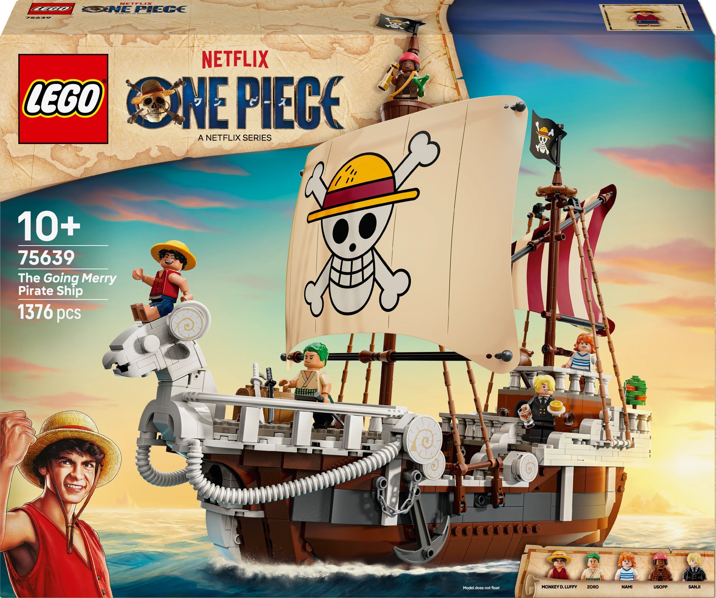 LEGO ONE PIECE 75639 The Going Merry Pirate Ship LEGO konstruktors
