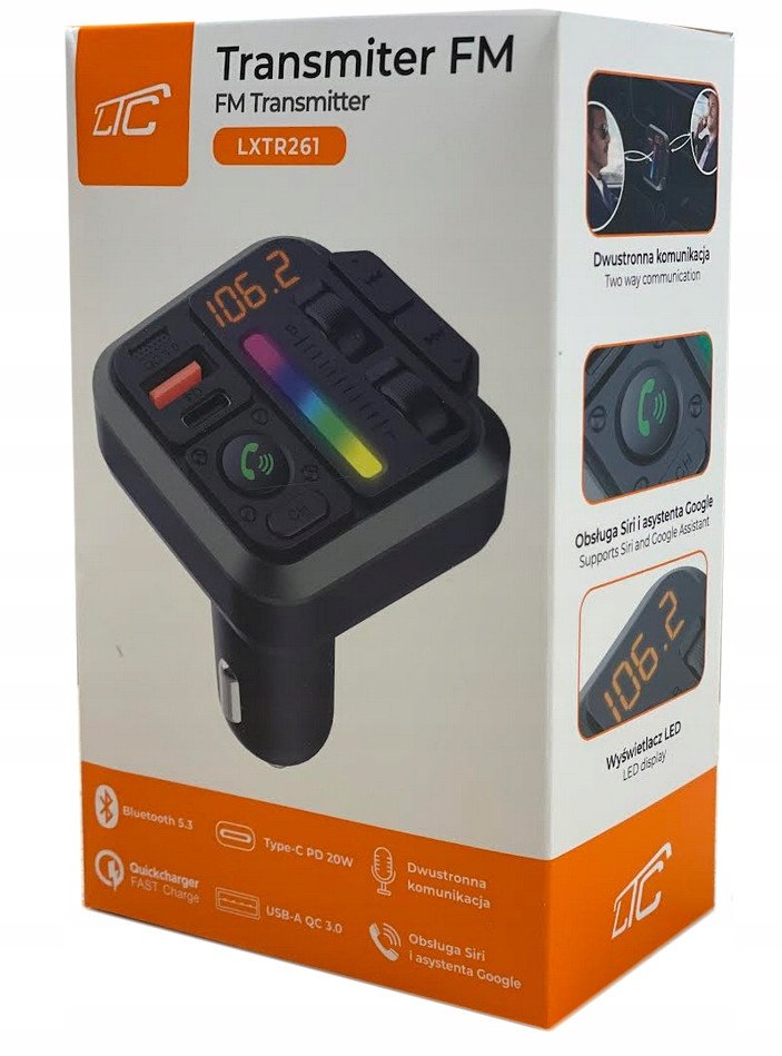 Transmiter FM LTC TRANSMITER CAR LTCFM
