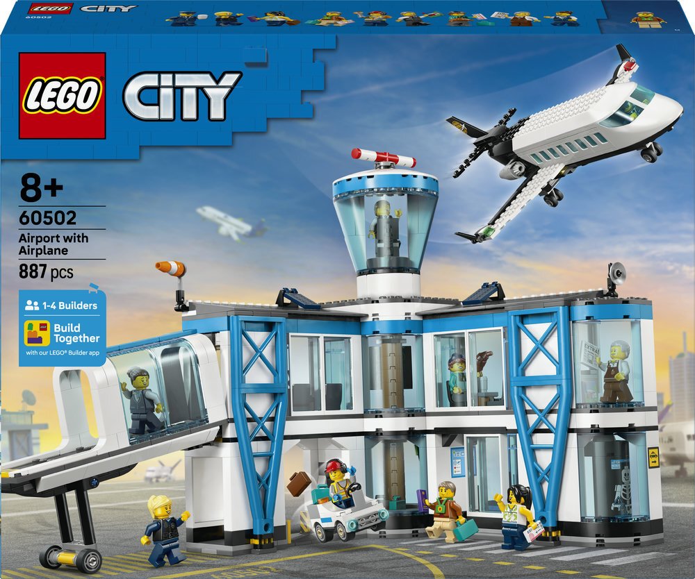 LEGO CITY 60502 Airport with Airplane LEGO konstruktors