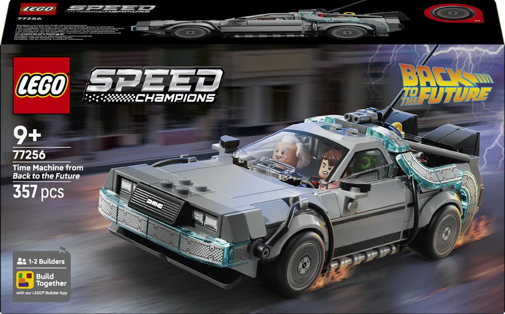 LEGO Speed Champions 77256 Time Machine from Back to the Future LEGO konstruktors