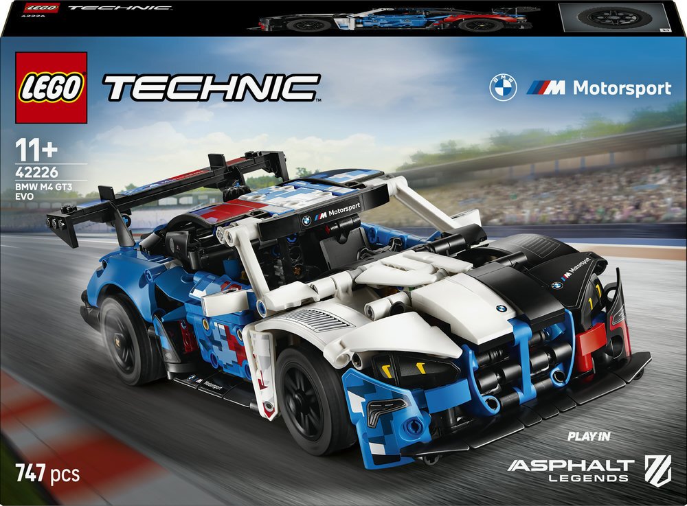 LEGO Technic 42226 BMW M4 GT3 EVO Race Car LEGO konstruktors