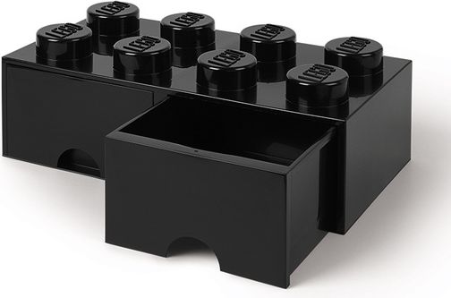 Room Copenhagen LEGO Brick Drawer 8 black LEGO konstruktors Room Copenhagen LEGO Brick Drawer 8 black LEGO konstruktors