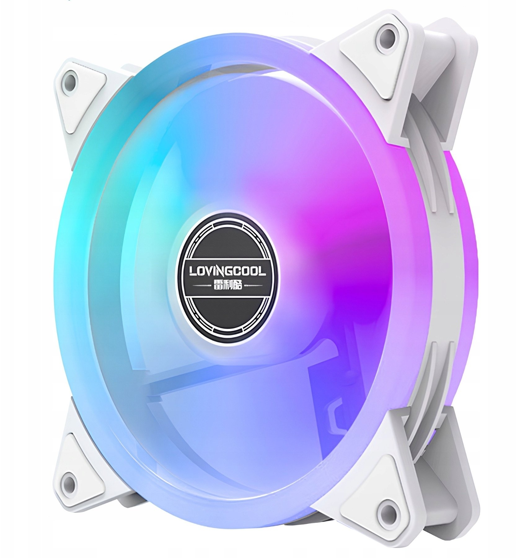 Wentylator Lovingcool 1600nbsp RPM ARGB (YY-120-WHITE-LOGO)