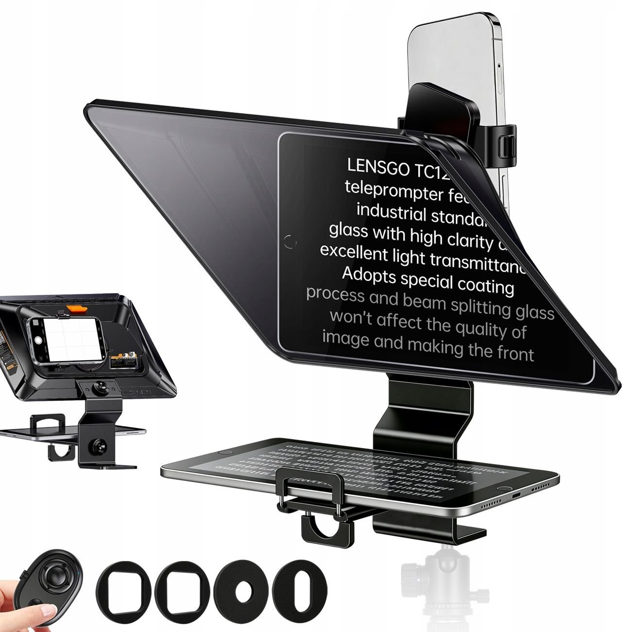 LensGo Teleprompter Prompter 12 9```` Bluetooth