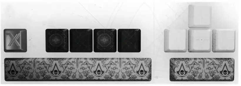 Lexip Keycaps-Set Black Flag Resynced Tatoo