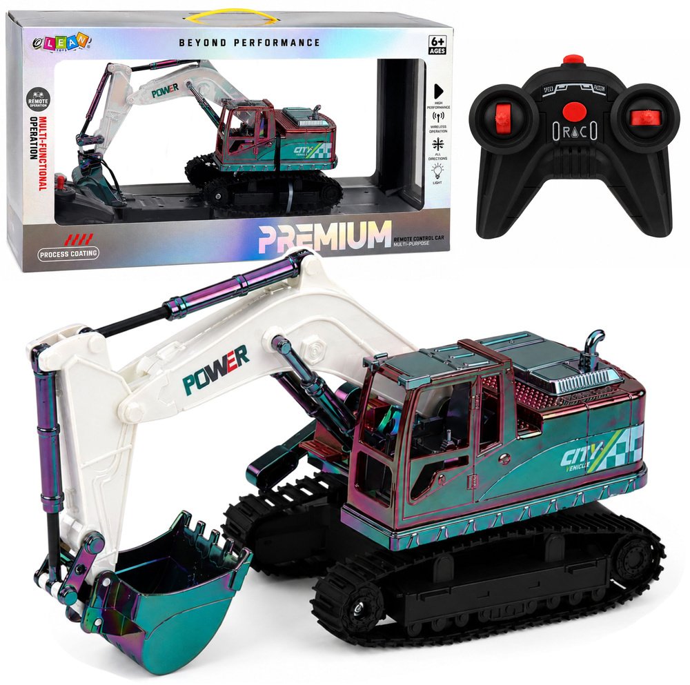 LeanToys Koparka gasienicowa zdalnie sterowana RC
