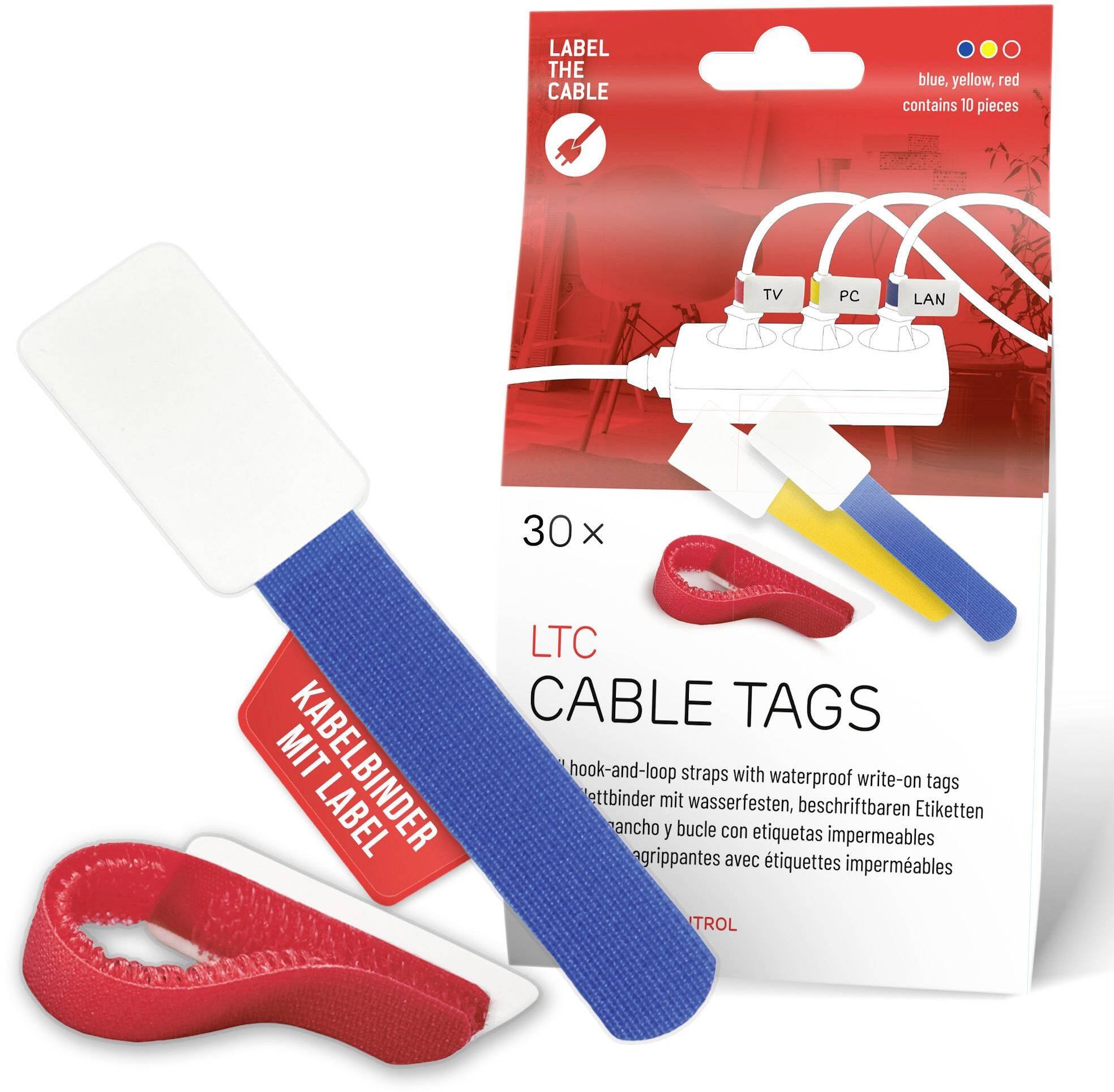Organizer LABEL THE CABLE LTC Klettkabelbinderlabel