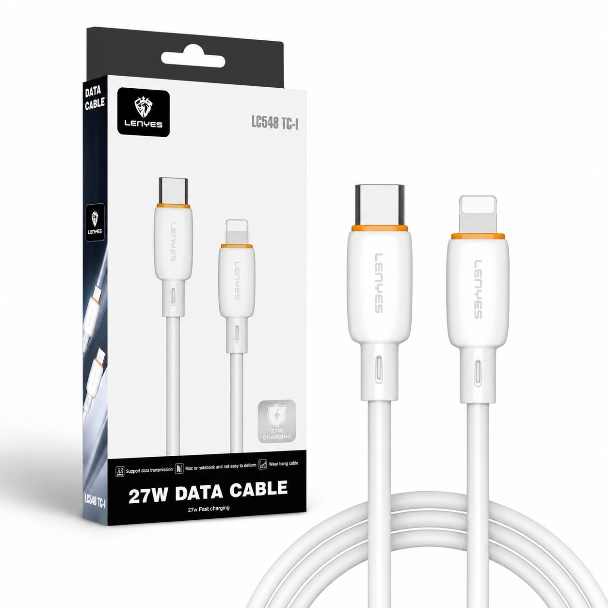 Kabel USB Lenyes USB-C - Lightning
