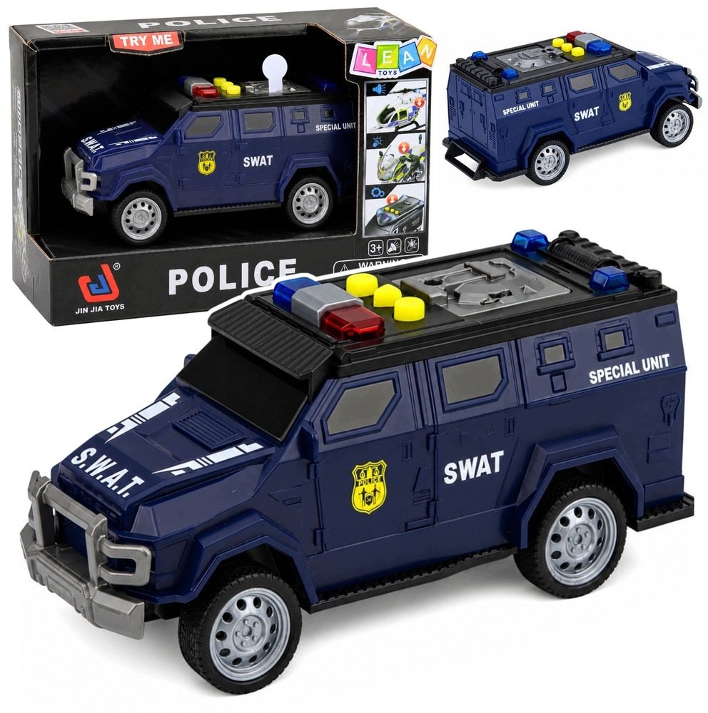 LeanToys Samochod Pojazd Jednostki Specjalnej SWAT