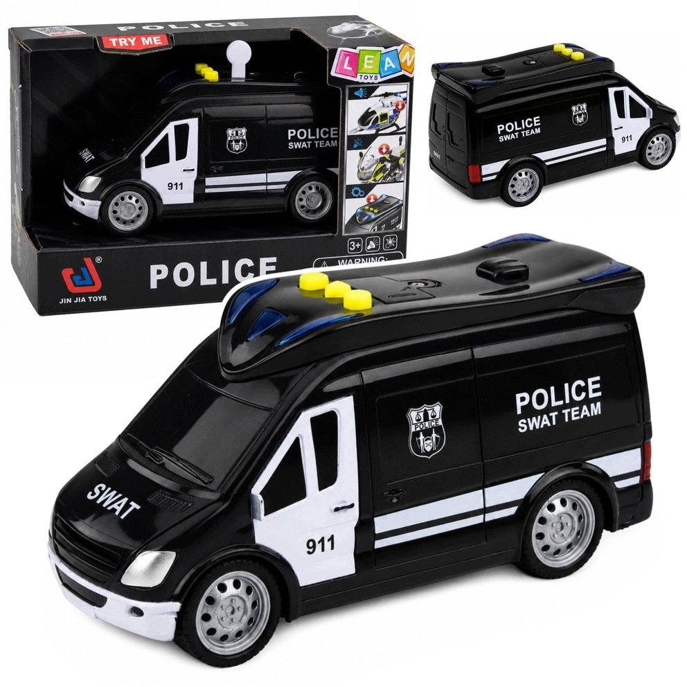 LeanToys Samochod Policyjny Jednostki Specjalnej SWAT
