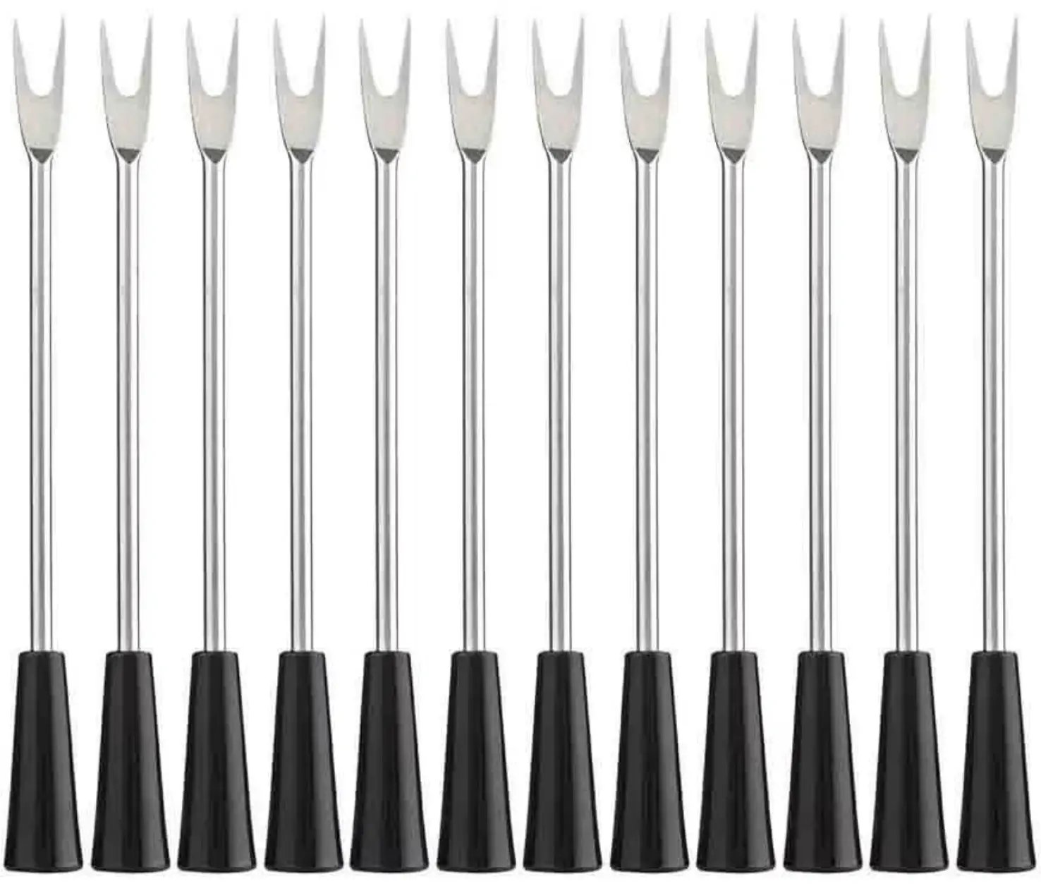 Laguiole Szpikulce sticks Black set 12