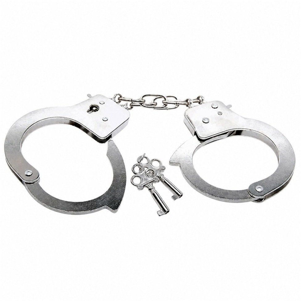 LeanToys Kajdanki dla malego policjanta metalowe
