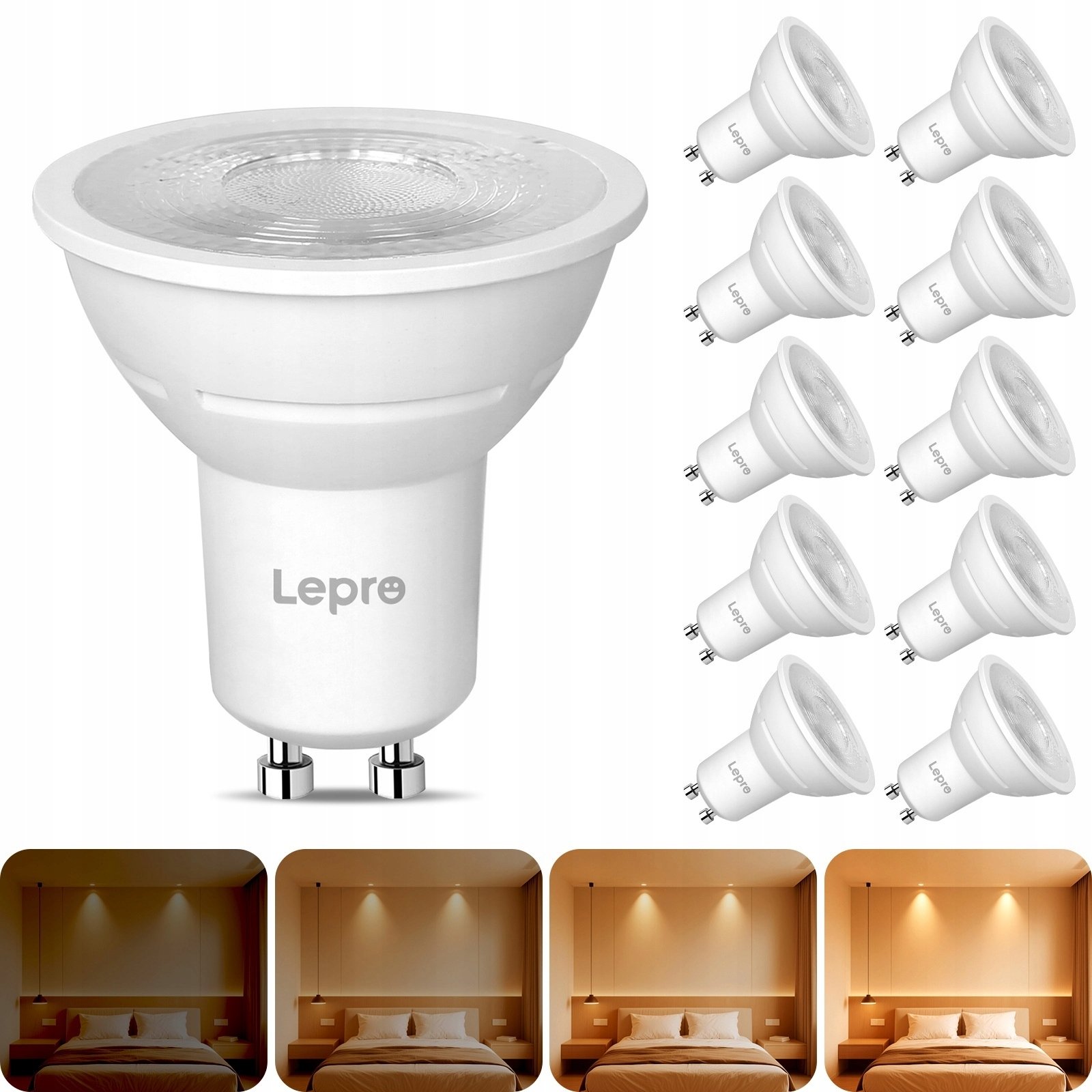 Luceco Zarowka LED LEPRO GU10 sciemnialna