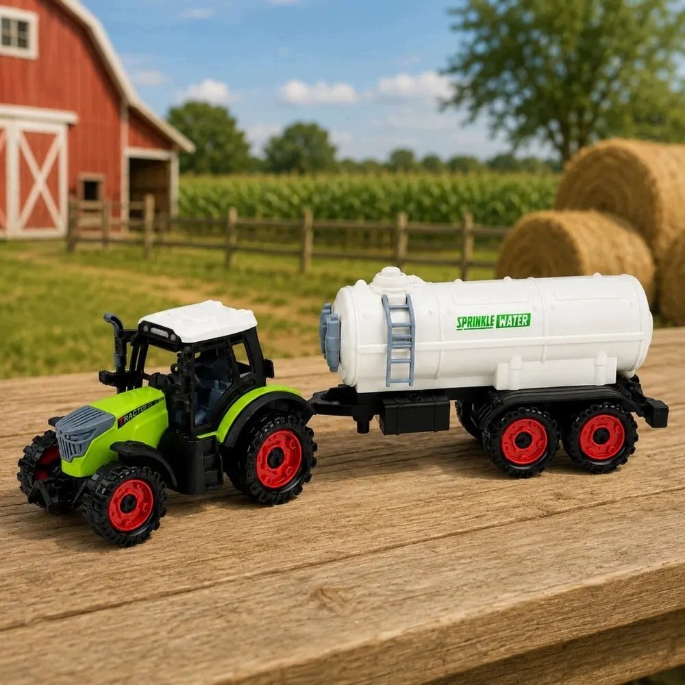 LeanToys Traktor Farmerski z Cysterna Naped