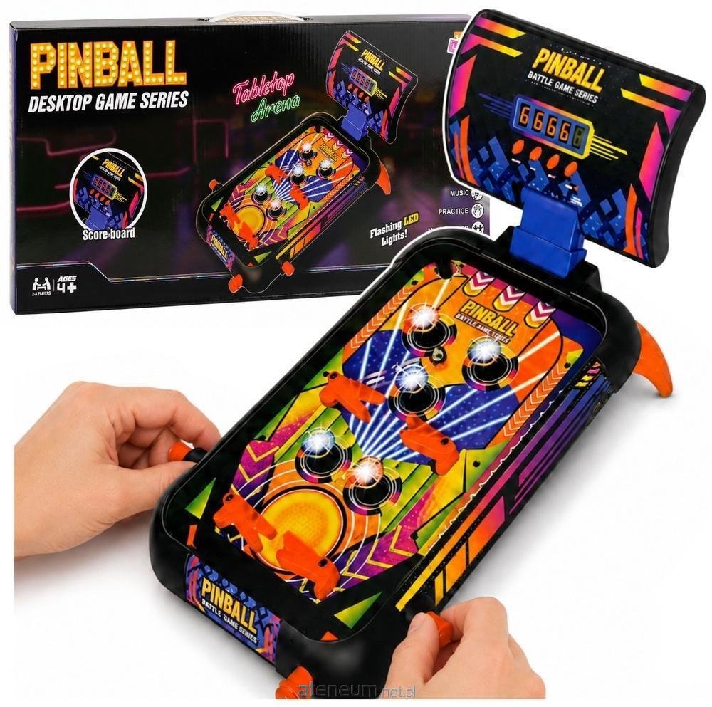 LeanToys Gra Zrecznosciowa Pinball Stolowy Flipper