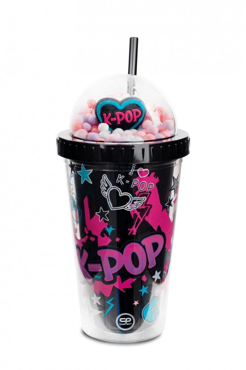 Lumarko Cup W Straw Coolpack K-POP
