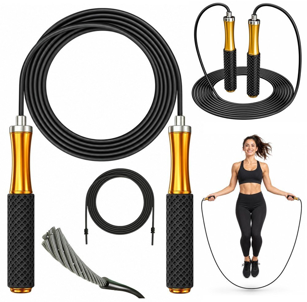 Skakanka sportowa LeanToys Skakanka Treningowa Sportowa