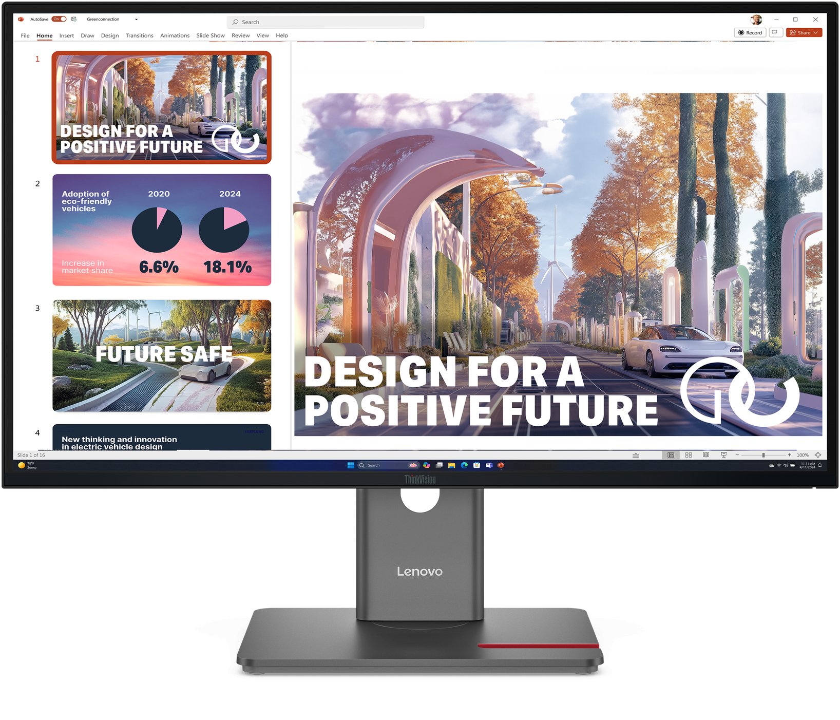 Monitor Lenovo Thinkvision P27Qd-40 Monitor (64B3GAR2EU)