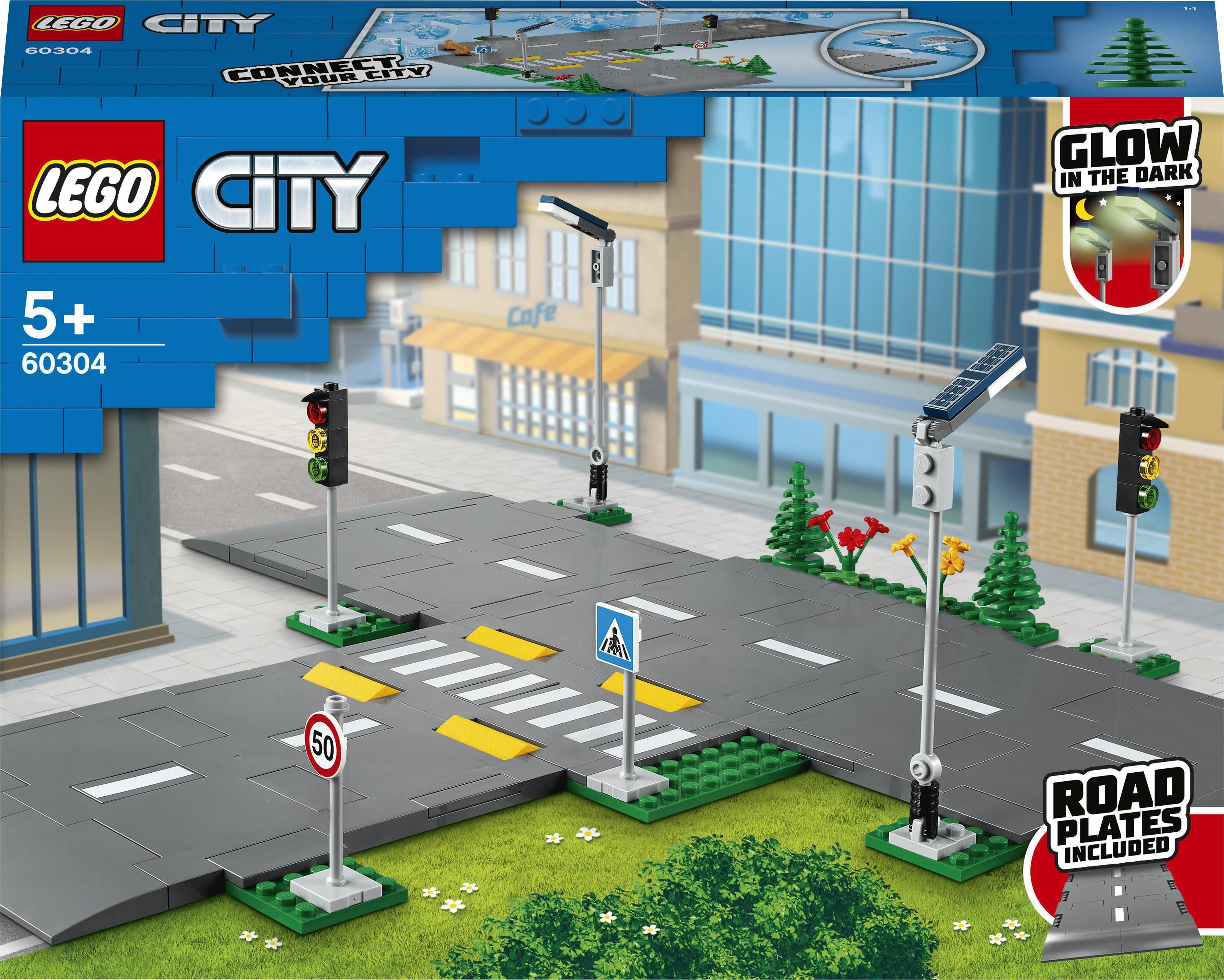 LEGO City intersection with traffic lights 60304 5702016912289 LEGO konstruktors