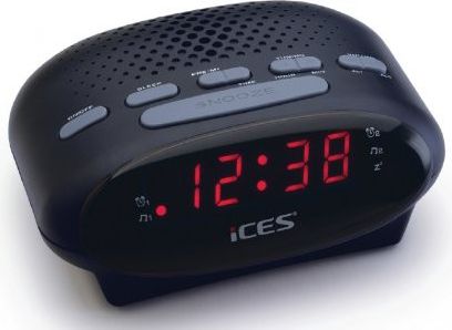 LENCO Clock radio  ICES ICR-210 BLACK radio, radiopulksteņi