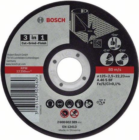 Bosch Cutting disc 3in1 115mm Bosch Cutting disc 3in1 115mm