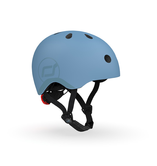 Scoot and Ride - Kids Helmet S-M - 51 - 55cm  -Steel (96369) (4897033963695)