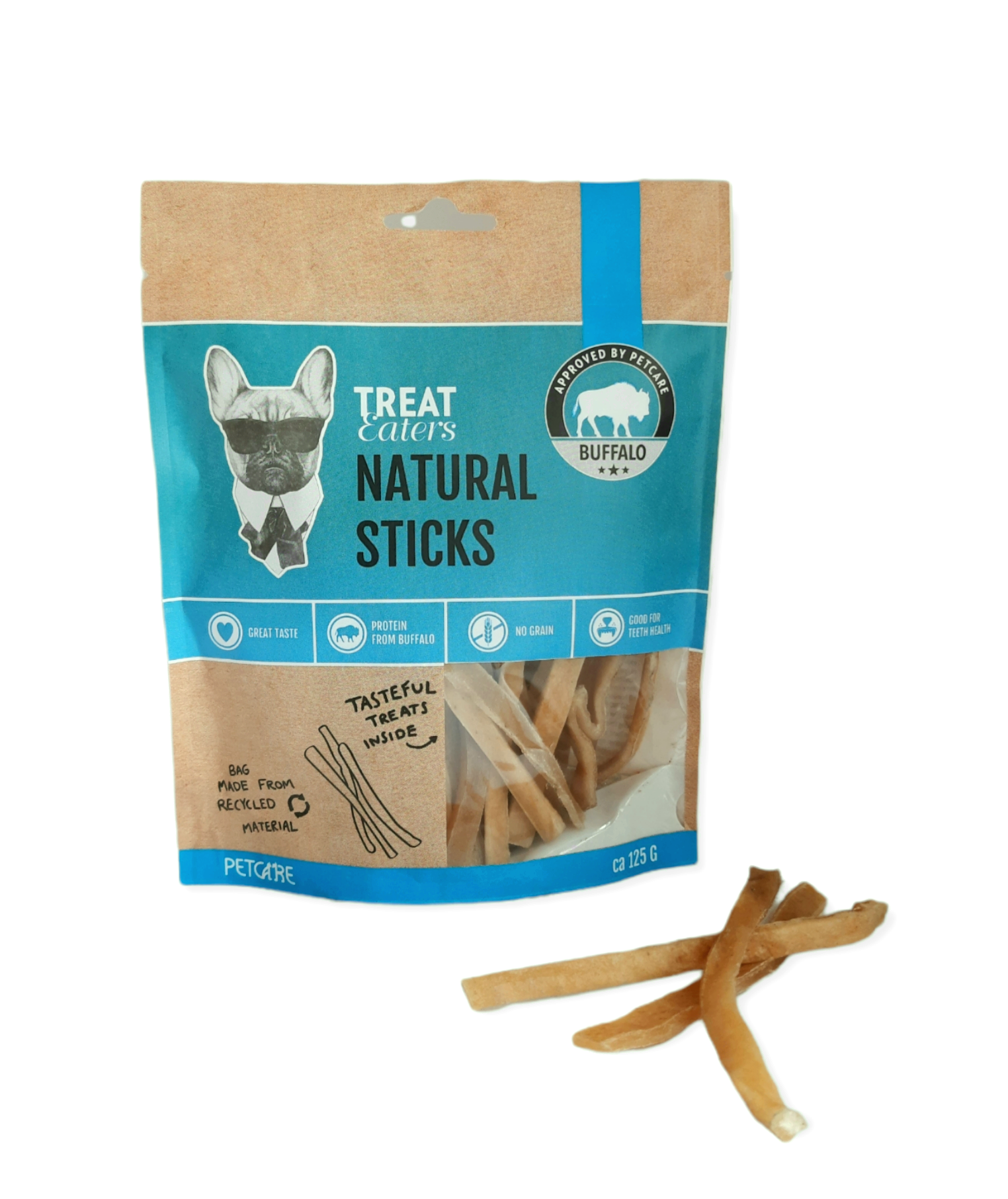 Treateaters - Natural sticks 125g -