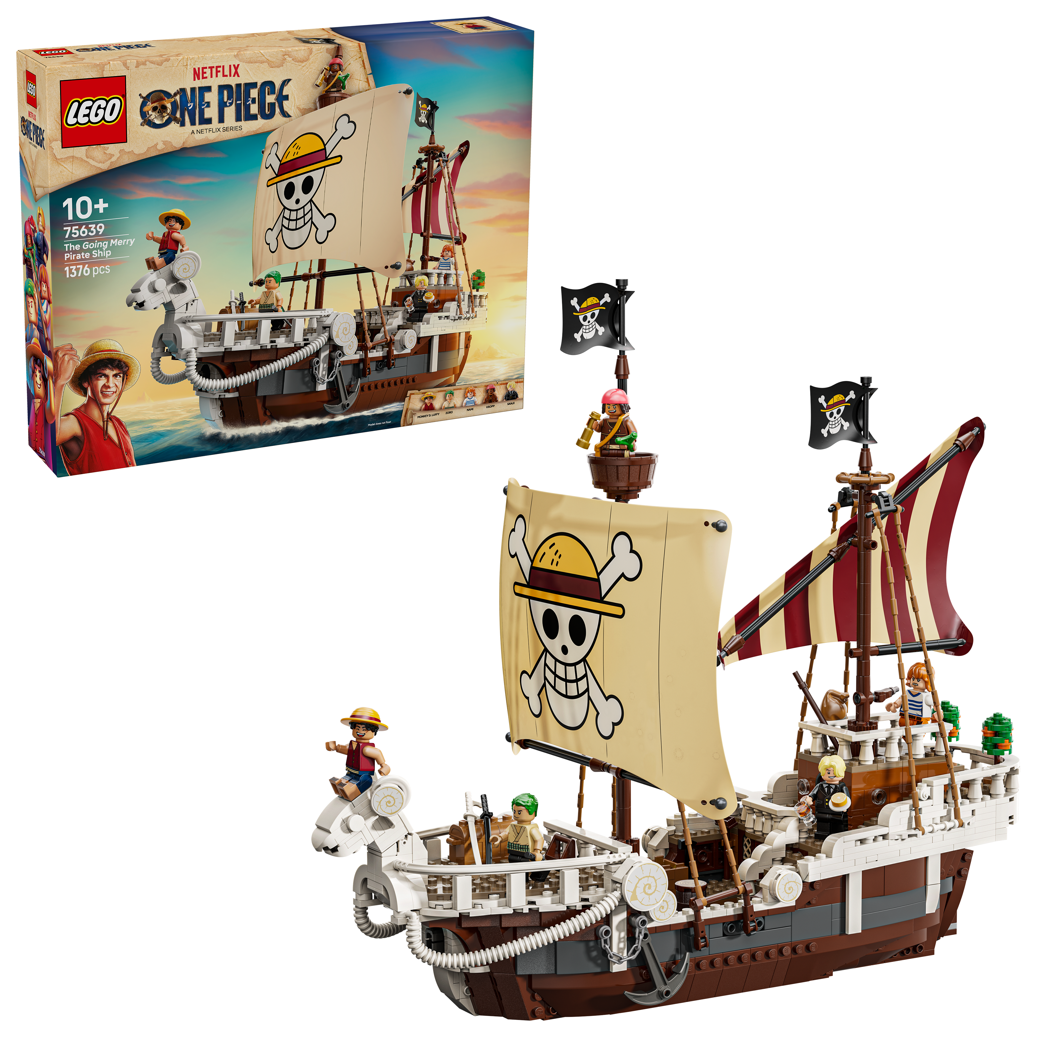 LEGO ONE PIECE 75639 The Going Merry Pirate Ship LEGO konstruktors