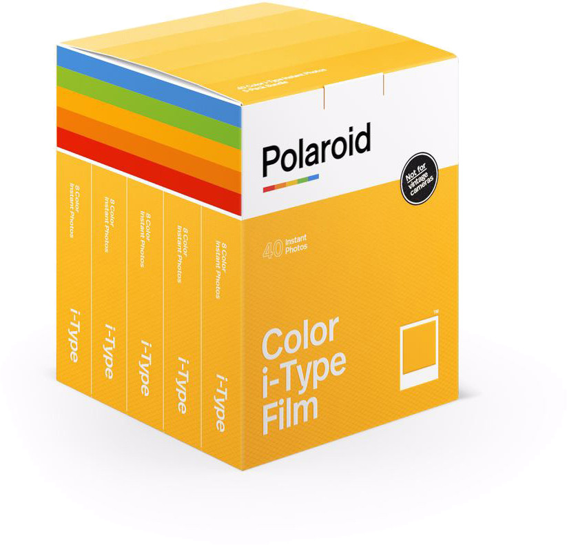 Polaroid Color Film I-Type 5-Pack Cartridges. foto papīrs