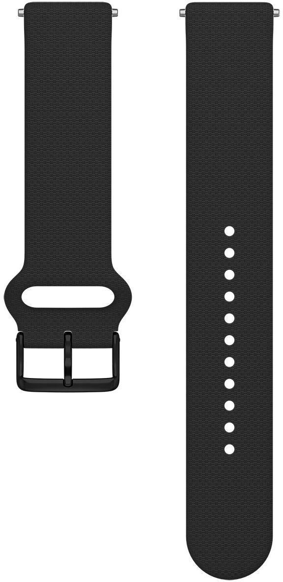 Polar watch strap 20mm S-L T, black silicone 725882063591 Viedais pulkstenis, smartwatch Polar watch strap 20mm S-L T, black silicone 725882063591 Viedais pulkstenis, smartwatch