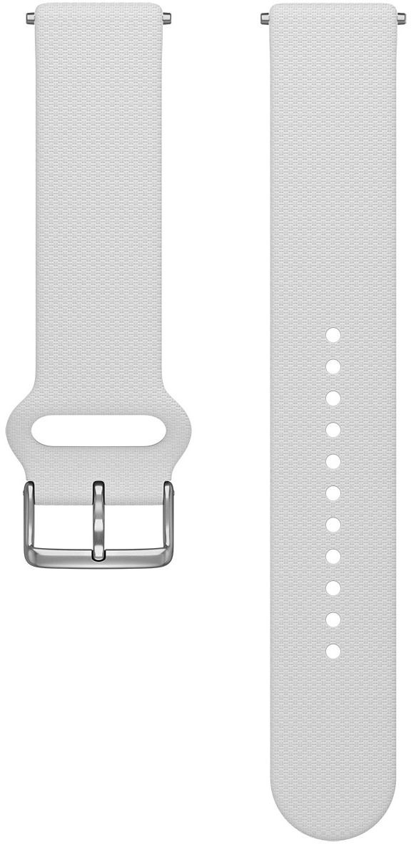 Polar watch strap 20mm S-L T, white silicone 725882063638 Viedais pulkstenis, smartwatch