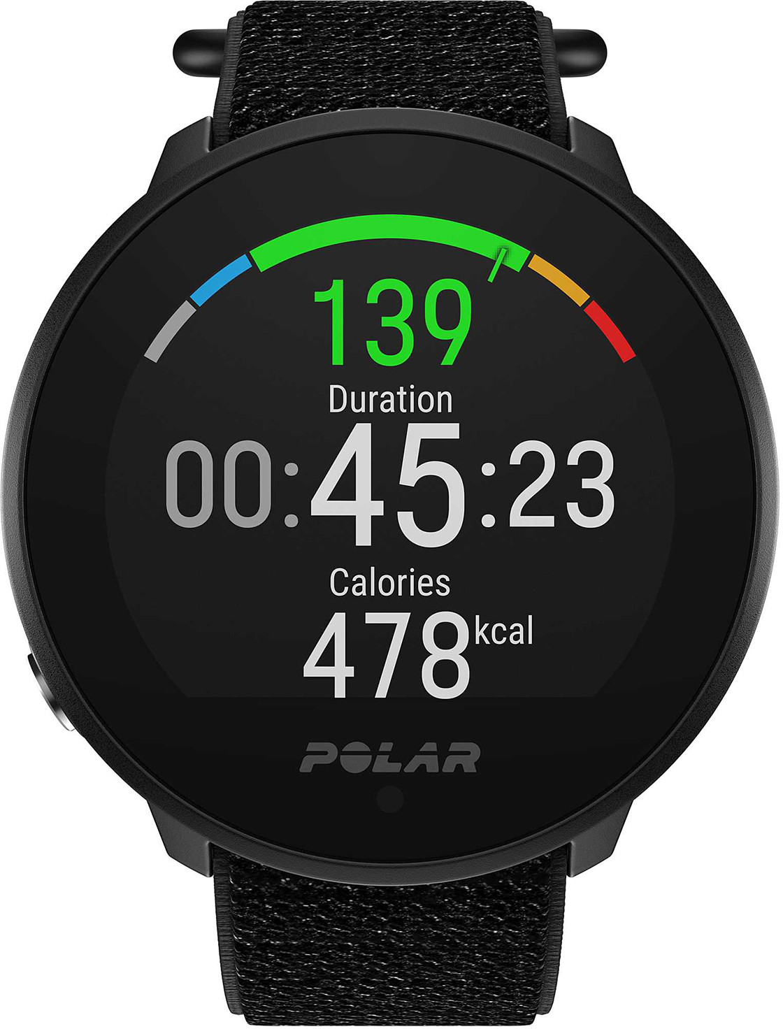 Polar Unite M-L Hook & Loop, black 725882063195 Viedais pulkstenis, smartwatch