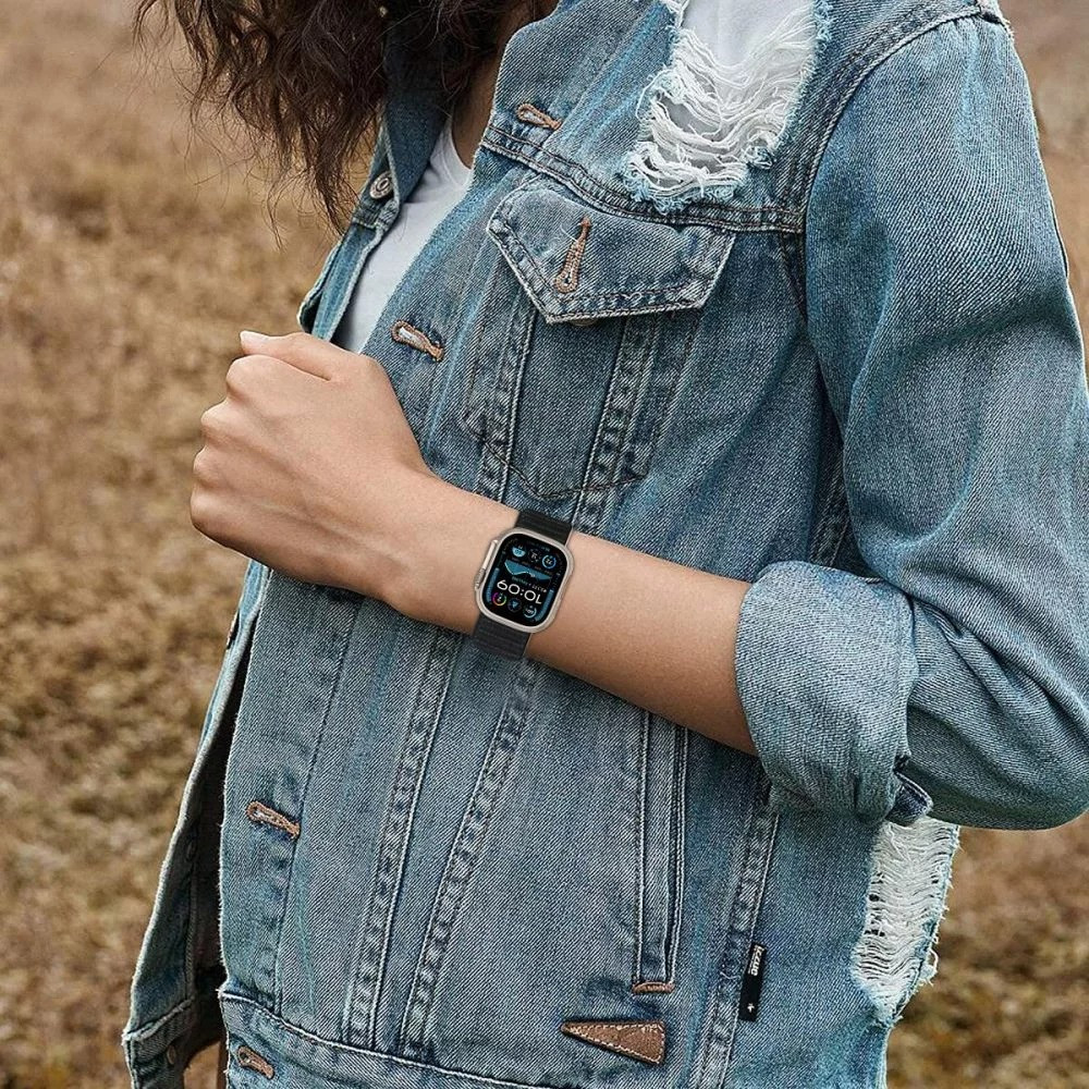 Tech-Protect watch strap Nylon Apple Watch 44/45/46/49mm, black 5906302370764 Viedais pulkstenis, smartwatch Tech-Protect watch strap Nylon Apple Watch 44/45/46/49mm, black 5906302370764 Viedais pulkstenis, smartwatch