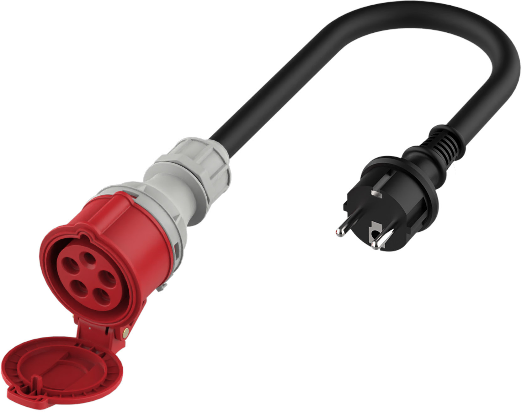 Platinet EV adapter CEE 16A (F) - Schuko 16A (M) (EV_A11C35S) 5907595463331 adapteris