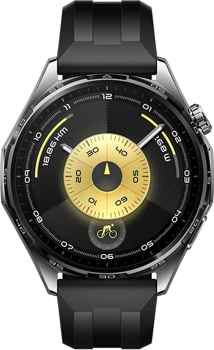 Huawei WATCH GT 6 46mm | Smart watch | GPS (satellite) | AMOLED | 1.47 inches | Waterproof | Black Viedais pulkstenis, smartwatch Huawei WATCH GT 6 46mm | Smart watch | GPS (satellite) | AMOLED | 1.47 inches | Waterproof | Black Viedais pulkstenis, smartwatch