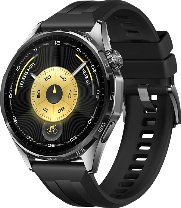 Huawei WATCH GT 6 46mm | Smart watch | GPS (satellite) | AMOLED | 1.47 inches | Waterproof | Black Viedais pulkstenis, smartwatch Huawei WATCH GT 6 46mm | Smart watch | GPS (satellite) | AMOLED | 1.47 inches | Waterproof | Black Viedais pulkstenis, smartwatch