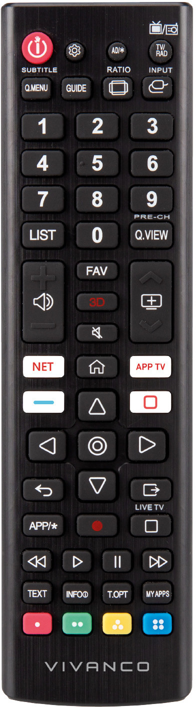 Vivanco universal remote control LG 8018417507724