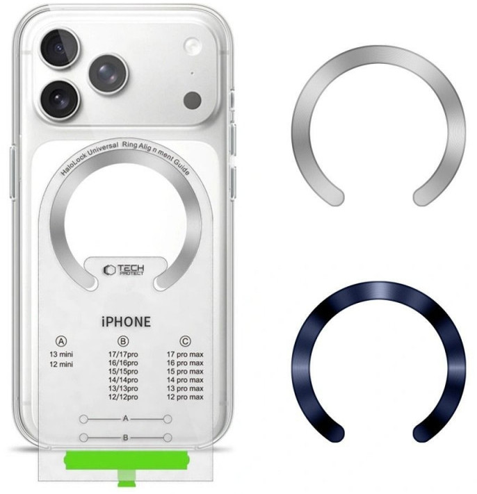 Tech-Protect MagSafe Ring MMP-210 2pcs blue/silver