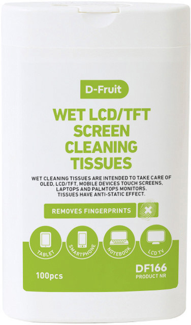 D-Fruit cleaning tissues DF166 100pcs 4741326505348