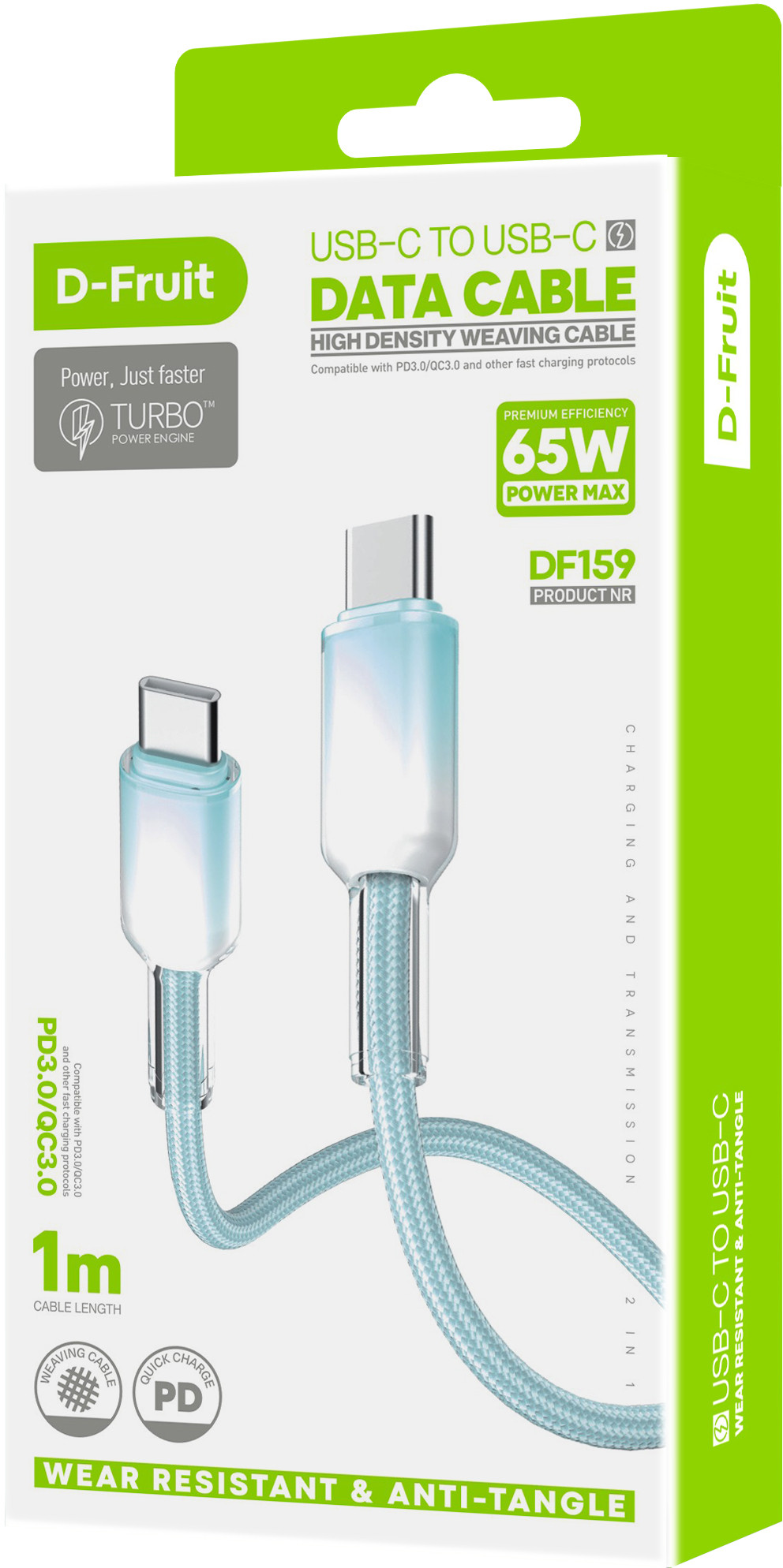 D-Fruit cable USB-C - USB-C DF159