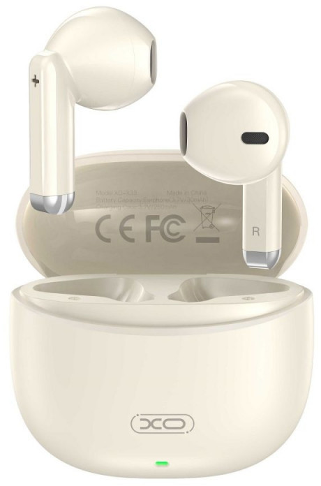 XO wireless earphones X33 TWS  beige